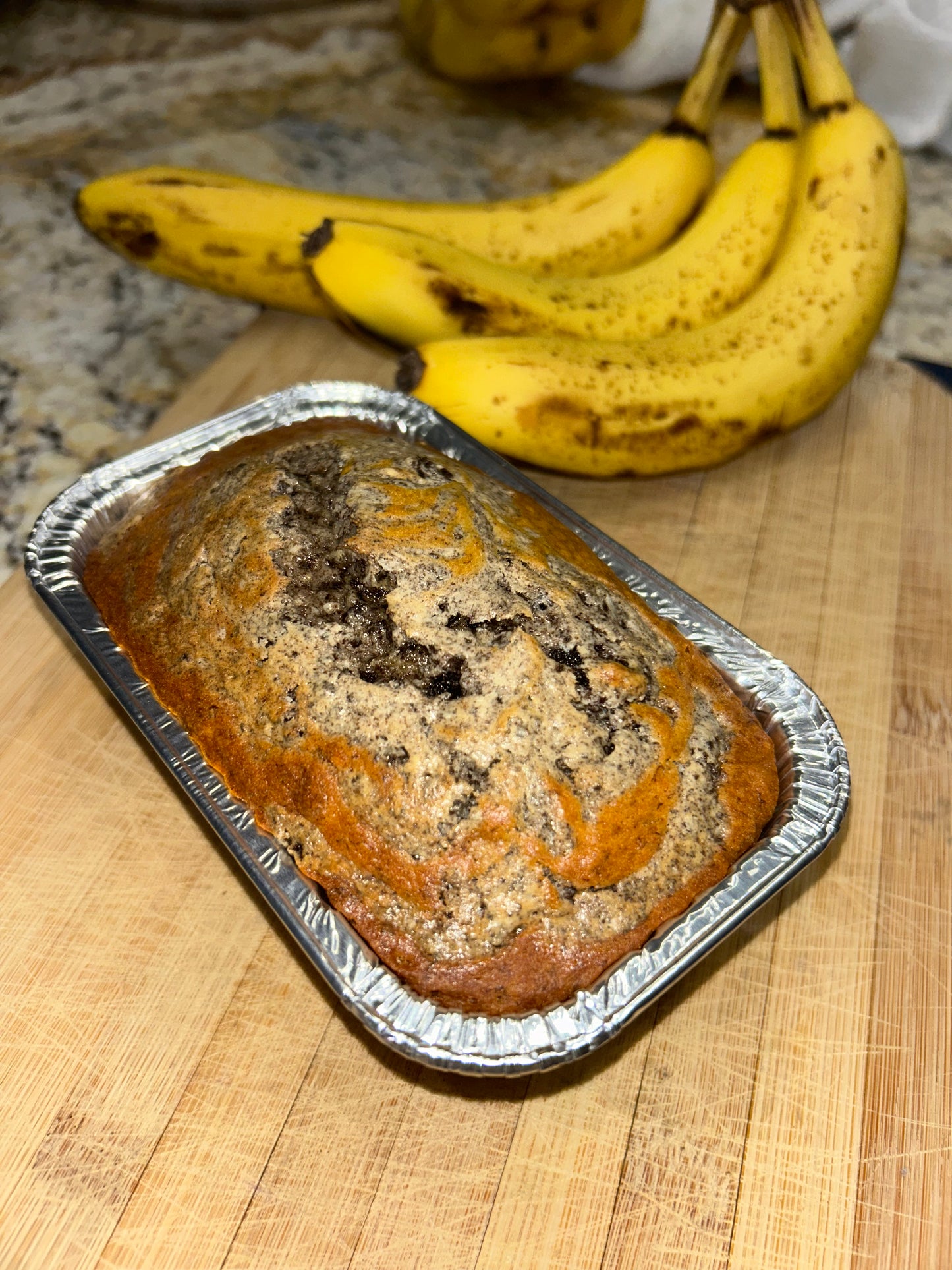 2 Gourmet Cookie and Cream Banana Bread Loafs